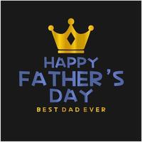 WORLD FATHER'S DAY vector