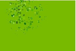 plantilla de vector verde claro con formas líquidas.