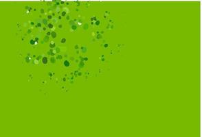 Light Green vector template with liquid shapes.