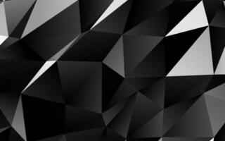 Dark Silver, Gray vector polygon abstract backdrop.