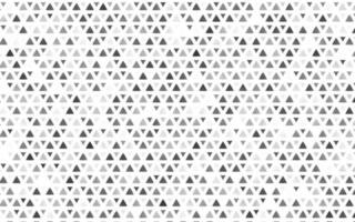 Light Silver, Gray vector background with triangles.