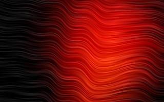 Dark Red vector backdrop with bent lines.