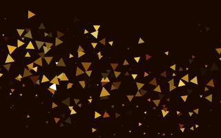 Light Yellow, Orange vector pattern in polygonal style.