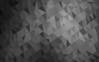 Dark Silver, Gray vector polygon abstract background.