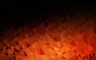 Dark Red vector blurry triangle template.