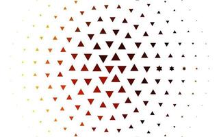 Light Yellow, Orange vector pattern in polygonal style.