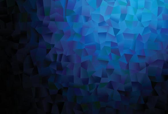 Dark BLUE vector layout with rectangles, squares.