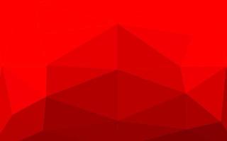 Light Red vector abstract polygonal cover.