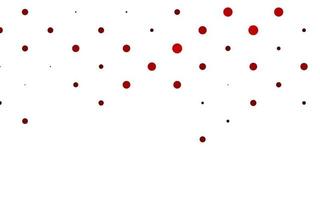 Light Red vector backdrop with dots.