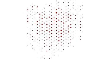 Light Red vector layout with bright stars.