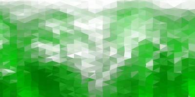 Dark green vector gradient polygon design.