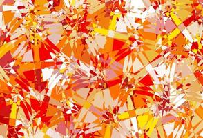 Dark Brown vector pattern with polygonal shapes.