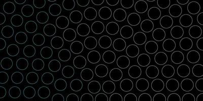 Dark BLUE vector pattern with spheres.