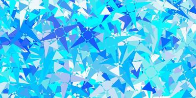 Light Green, Yellow vector texture with random triangles.