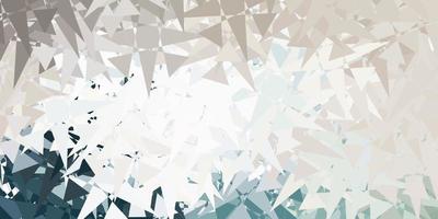 Light Gray vector background with polygonal forms.