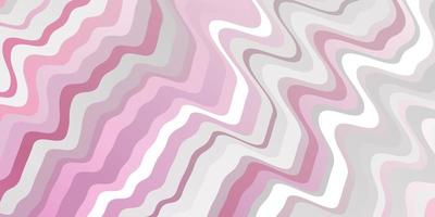 Light Pink, Yellow vector texture with curves.