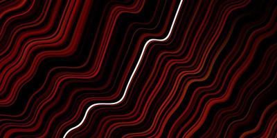 Dark Red vector backdrop with bent lines.