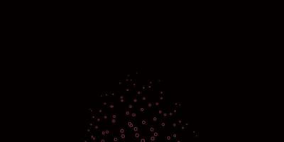 Dark Pink, Red vector background with spots.