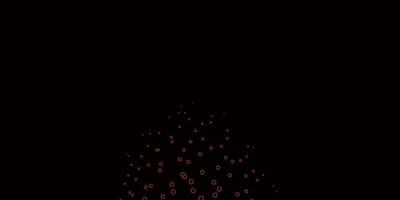 Dark Pink, Red vector background with spots.