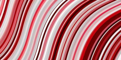 Light Red vector backdrop with curves.