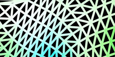 Light green vector abstract triangle texture.