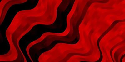 Dark Red vector template with wry lines.