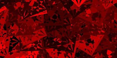 Light Green, Red vector background with polygonal forms.