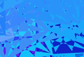 Light Blue, Red vector background with triangles.