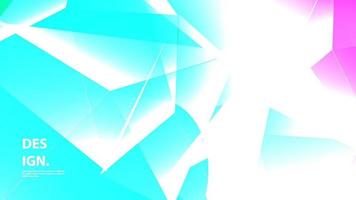 Abstract gradient triangle shape background vector