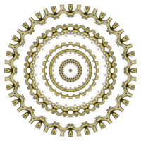 Mandala pattern ornament png