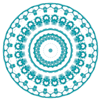 patrón redondo mandala png