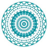 patrón redondo mandala png