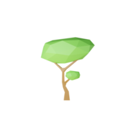 3D Isolated Green Tree png