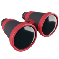 ilustração 3d binocular png