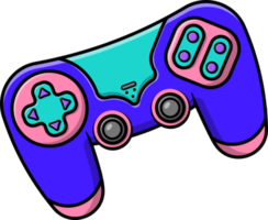 Schwimmende Gamecontroller-Sport-Cartoon-Vektor-Symbol-Illustration. flaches karikaturkonzept png