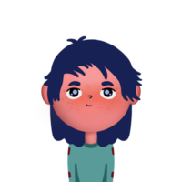 personagem menina dos desenhos animados png