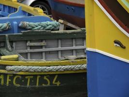 marsaxlokk,Malta,2017- the harbor of Marsaxlokk on Malta island photo