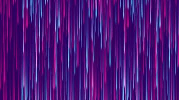 abstract mooi gloeiend lijnen vallen. deeltjes strepen stromen is een spectaculair beweging, glimmend deeltjes vallend omlaag. regen gordijn van gloeiend lijnen. animatie. gegevens concept achtergrond video