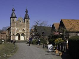 raesfeld,alemania,2020-el castillo de raesfeld en alemania foto