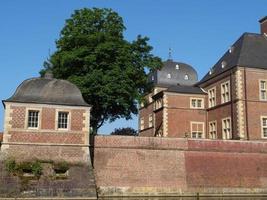 ahaus,germany,2021-the castle of ahaus in westphalia photo