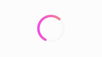 amazing loading circle.loading animations for mobile applications and websites with amazing color gradations and rotating animations that will change positions every 90 . Equipped with text animation video