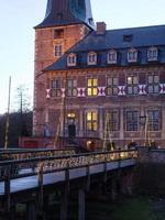 raesfeld,alemania,2020-el castillo de raesfeld en alemania foto