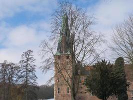 raesfeld,alemania,2020-el castillo de raesfeld en alemania foto