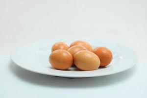 Isolated small group of eggs photo