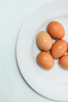 Isolated small group of eggs photo