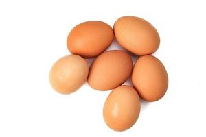 Isolated small group of eggs photo