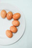 Isolated small group of eggs photo