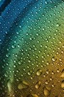 Abstract droplets on metal surface. photo