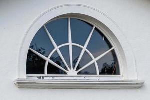 old window in the old house photo