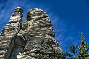 rocas adrspach-teplice, república checa foto